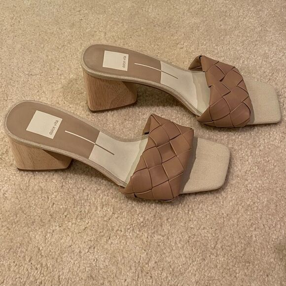 NWOT Dolce Vita Moly Heels in Color Cafe Stella - Picture 6 of 10